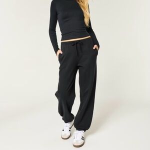 Hollister Womens Baggy Fleece Joggers